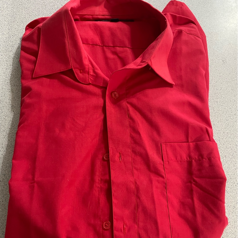 Fortino Landi Red Dress Shirt